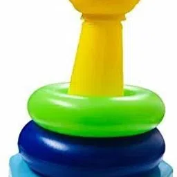 shopviashipping Duck chu chu Sound Stacking Multicolour 4 Rings Toddlers Toy image 3