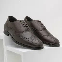 Formal Oxford Shoes for Men |Refined Round-Toe Shaped Real Leather Shoes Oxford For Men-image-64