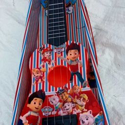 Boy's and Girl's Plastic 10 Years Learning to Play Guitar Musical Toy-7