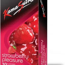 Strawberry Pleasure Flavoured Condoms Condom-63