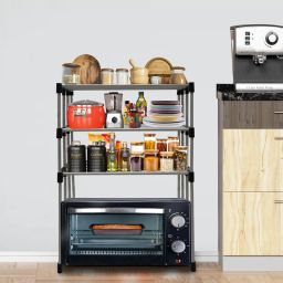 Microwave Stand Carbon Steel Kitchen Trolley-picture-17