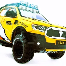 Tonka Off-Roader 4x4 Pickup Truck Toy, Die-Cast Model, Opening Doors-24