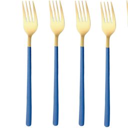 Luxury Gold Dinner & Cutlery Forks - Dishwasher Safe for Home & Restaurant Stainless Steel Dinner Fork-image-31