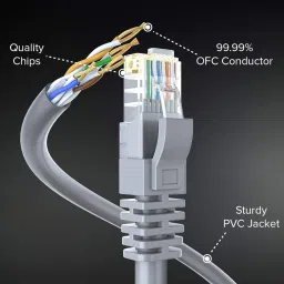 Sadow LAN Cable 20 m High Speed 20 Meter CAT5e Network RJ45 Ethernet Patch Cord Speed Upto 1000Mbps image 4