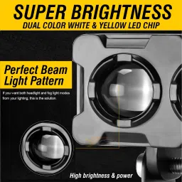 automunk LED Fog Light for Universal For Bike, Universal For Car image 3