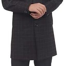 Woolen Blend Checkered Coat For Men-image-18
