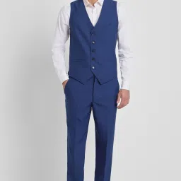 Men Single Breasted - 2 button Solid Suit-image-75