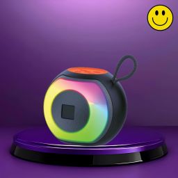 FRONY Pearl (PORTABLE DESKTOP BLUETOOTH SPEAKER)With Stereo Sound &1200mAh BatteryQ58 12 W Bluetooth Laptop/Desktop Speaker-image-71