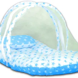 Cotton Kids Washable Mini-Milky Star 2 in 1 Baby's Cotton Bed with Mosquito Met Mosquito Net-13