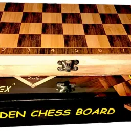 Wooden Foldable Chess Board (12*12) inch with wooden chess goti Non-Megnetic 30 cm Chess Board-picture-26