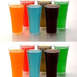 (Pack of 12) Stylish Unbreakable Plastic Glass set for Multipurpose Use (Set of 12) Glass Set Water/Juice Glass-78