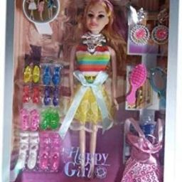 b222 Girl's Doll House Set With Shoes & Fashion Accessories Kit-19