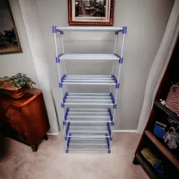 Rack For Clothes Stand, Cupboard, Almirah For Clothes, plastic wardrobe Carbon Steel Collapsible Wardrobe-image-37