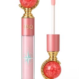 Crystal Globe Lip Gloss – Long Lasting Hydrating Gloss with Rotating Top Design-image-34