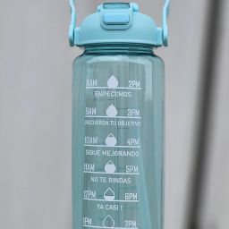 2 LTR Light Green Water Bottle BPA-Free, Leakproof & Double sipper Flip-Top Lid 2000 ml Bottle-image-96
