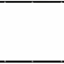 Moiz Eyelet Foldable Projector Screen 4:3 Aspect Ratio 7 ft. (W) x 5 ft. (H) Projector Screen (Width 213 cm x 152 cm Height)-0