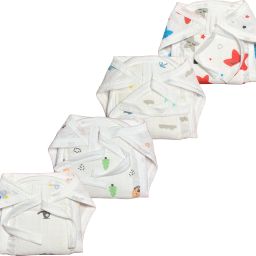 New Born Muslin Cloth Washable Reusable Double Layer Padded Diapers/Nappy-image-6