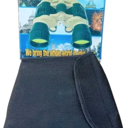 Kmc kidoz Binocular|Army Style Folding Telescop Toy|Compass & Neck String Binoculars image 2