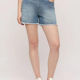 Pepe Jeans Women Washed Denim Shorts-image-29