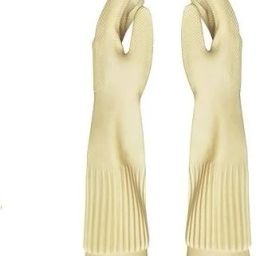 Reusable Waterproof Household Dishwashing Cleaning Rubber Gloves, Non-Slip Wet and Dry Glove Set-image-21
