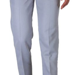 Men Regular Fit Grey Cotton Blend Trousers-image-45