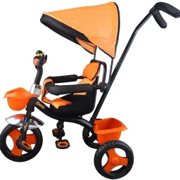 Kids Tricycle with Canopy Sunroof Protection for age 1.5 -5 years Rideons & Wagons Non Battery Operated Ride On-image-25