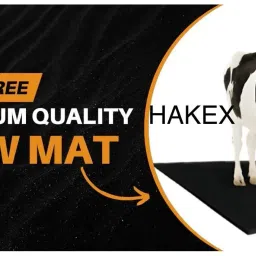 A27Black Cow Mat For all animals, BPA Free, Easy Clean And Waterproof Size 8*5 | Cow, Hamster Pet Mat-image-95