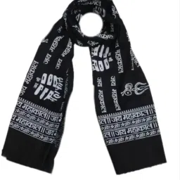Printed Pure Cotton Men Red Fancy Scarf, Scarf, Stole-image-23