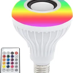 4uonly bulb speaker Music led Light with Bluetooth Colour Changing vgt18 56 W Bluetooth Party Speaker image 2