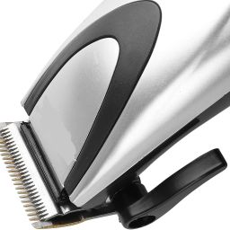 PET HAIR CUTTING TRIMMER FOR CAT, DOG AND OTHER ANIMALS WITH 4 ATTACHMENTS Silver Pet Hair Trimmer-image-98
