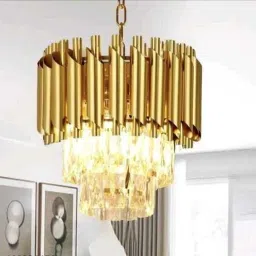 300mm gold crystal luxury ceiling light, chandeliers for home ,hanging pandent Chandelier Ceiling Lamp-image-8