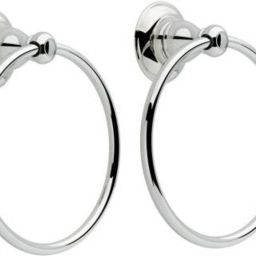 KING ROUND TOWEL HOLDER SILVER Towel Holder-image-34