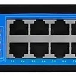RAMEX Ai Watchdog 16 Port PoE Switch-16*10/100Mbps PoE+2*1000Mbps Uplinks+1*1.25G SFP 16 Ports 100 Mbps Network Switch-30