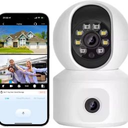PERAMISYM Night Vision WiFi Camera | 4MP Dual Lens | Motion Detect | Two-Way Audio Security Camera-image-27
