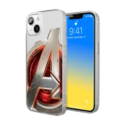 Macmerise Avengers Version 2 Liquid Silicone Back Cover for Apple iPhone 14 (Supports Wireless Charging, Multi Color)-2