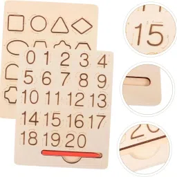 Double Wooden Learning Board:Numbers and Letters with Tracing Fun (Pack of 2)-picture-10