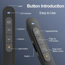 BTS Professional high power red Laser usb Wireless Laser Presenter USB Wireless Remote Control Presenter Presenter image 3