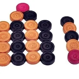 fitdex 32 Carrom Board inches with Wooden Coins Stricker Powder 94 cm Carrom Board image 4