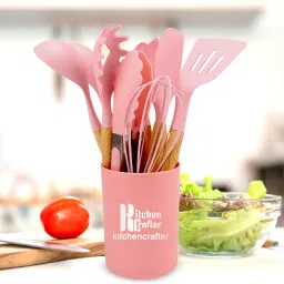 Multicolors 12Piece Silicone Kitchen Utensil Set:Spatula,Spoon,CookingTools Kitchen Tool Set-21