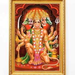PANCHAMUKHI HANUMAN JI PHOTO Religious Frame-image-56