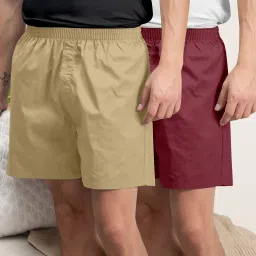 Pack of 2 Solid Men Boxer-image-86