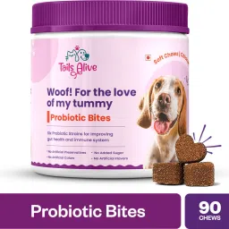 Probiotic Soft Chews Supplements for Dogs | 90 Soft Chews Chicken Dog Chew-11