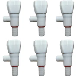 Plastic PVC & P.P. Stop Cock/ Angle Valve/Angular Stop Cock with Wall Flange POLO ANGEL VALVE Angle Cock Faucet-image-4