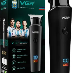 VGR V-937 Professional Hair Trimmer with LED Display Trimmer 500 minRuntime 4 Length Settings-image-17