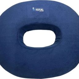 Donut Ring Cushion Pillow for Piles Tailbone Fistula Seat Chair Pillow Color Blu Back / Lumbar Support-23