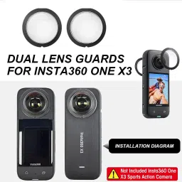 TECHGEAR Camera Lens Protector for Insta360 One X3 Sports Action Camera-image-5