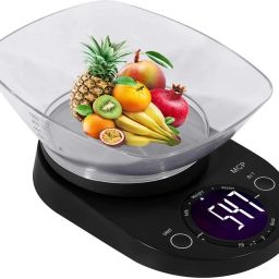 MCP TY3139 Round Display 5kg Bowl Kitchen Scale Stainless Steel Electronic LCD Food Weighing Scale-20