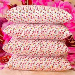 LUXURY Polyester Fibre Abstract Sleeping Pillow Pack of 4-17
