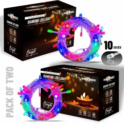 24 LEDs 10 m Multicolor Color Changing String Rice Lights-22
