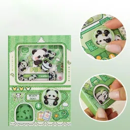Cute Panda Mini Journal Unruled 80 Pages-43